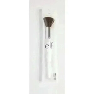 e.l.f. 24115 Fan White Powder Brush for Powder Blush & Bronzer New
